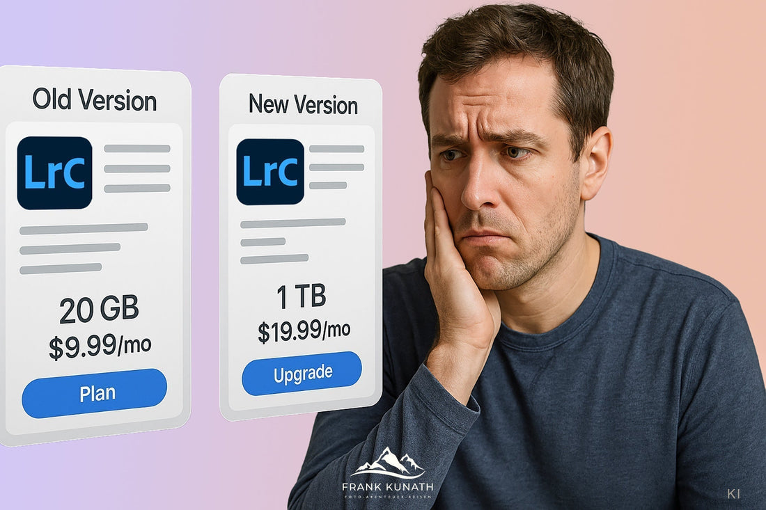 Das Adobe Fotoabo - Übergang vom 20 GB auf das 1 TB Modell